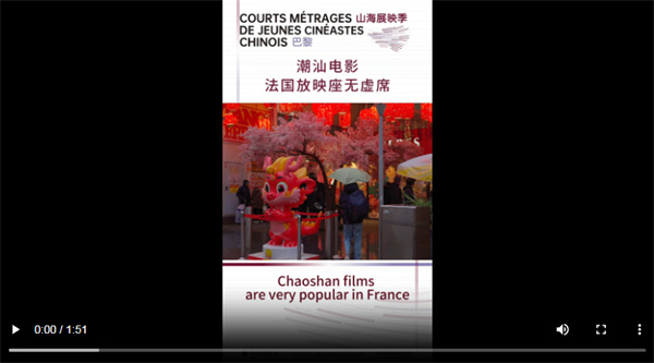 【雲上嶺南】The screening of Chaoshan films in France was packed with people, evoking nostalgia among the Chaoshan community  潮汕电影法国放映座无虚席，乡音唤起潮人乡情｜山海展映季·巴黎