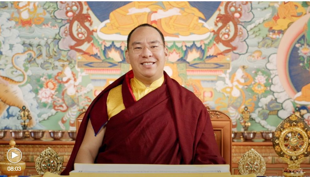 Tibetan New Year greetings from Panchen Erdeni Chos-kyi rGyal-po