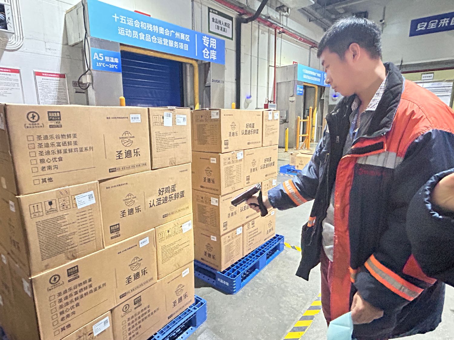 記者直擊全運會運動員食材供應：首創設立食材總倉直發港澳　400種品類吃得安全新鮮