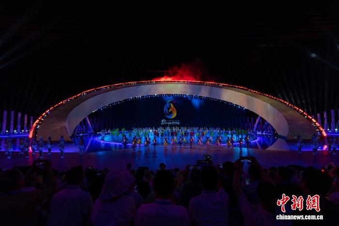 第六届亚洲沙滩运动会闭幕式在三亚举行