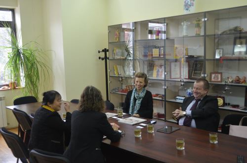 波兰克拉科夫大学代表团来访布大孔院