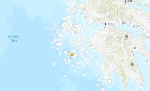 希腊海域6.8级地震：暂无人员伤亡 部分地区断电