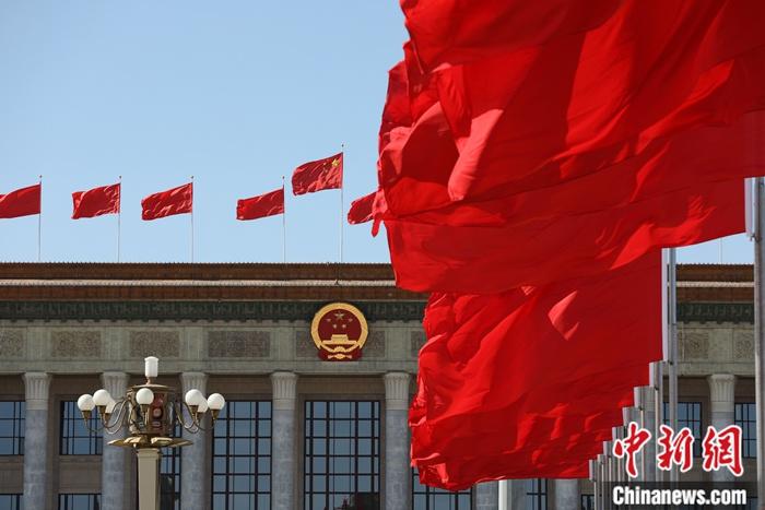 10月16日，中国共产党第二十次全国代表大会在北京人民大会堂隆重开幕。<a target='_blank'  data-cke-saved-href='/' href='/'>中新社</a>记者 蒋启明 摄