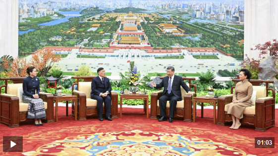 独家视频丨习近平会见泰国国王：2022年我对泰国进行访问 共同引领中泰关系掀开新篇章