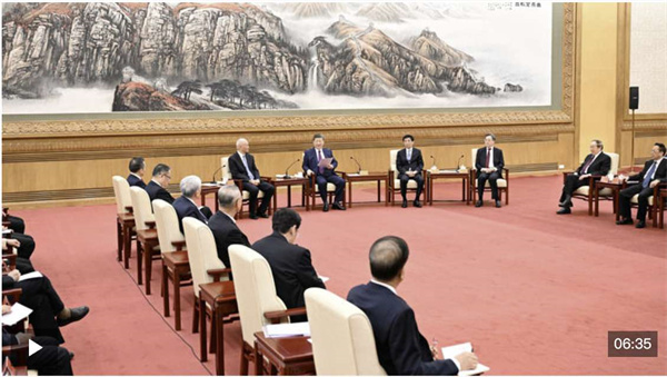 视频丨习近平同党外人士共迎新春