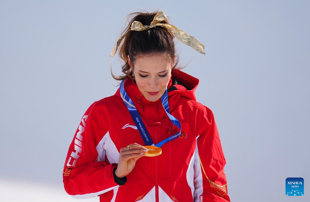 China's Gu Ailing defends Olympic freeski halfpipe title at Milan-Cortina